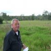 Gordon Morton at Plumpton site of Native Institution